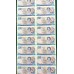 NEW ZEALAND 1990 . TEN 10 DOLLARS BANKNOTES . SHEET OF 16